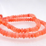 coral dyed jade