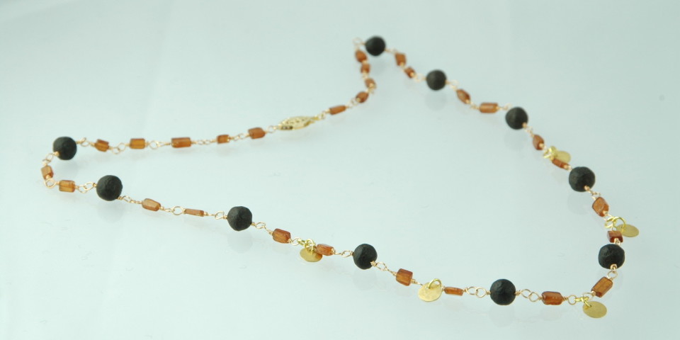 Hessonite Necklace